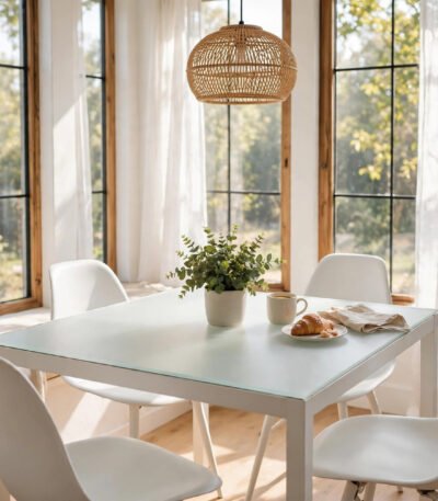 Frosted Glass Table - DubaiGlass.pk