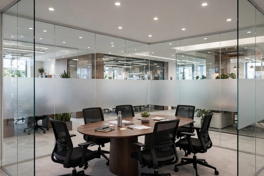 Conference Room Glass Wall - DubaiGlass.pk