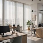 White Vertical Blind - DubaiGlass.pk